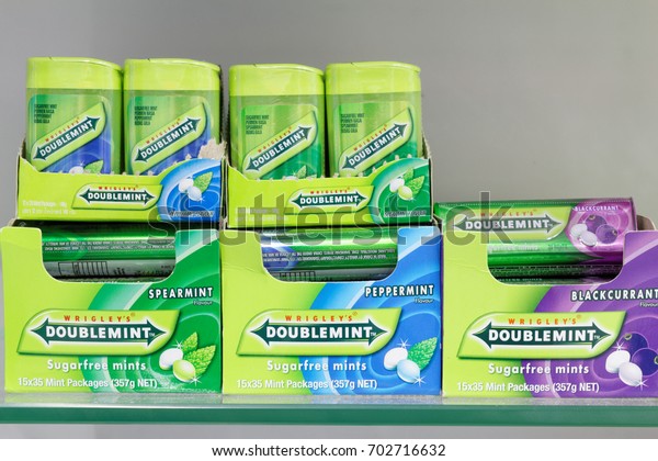 Johormalaysiaaugust 25th2017 Wrigleys Chewing Gum Manufactured Stock Photo Edit Now 702716632