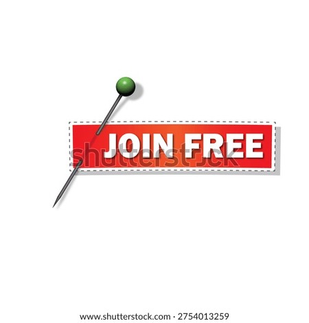 Join Free call to Action button