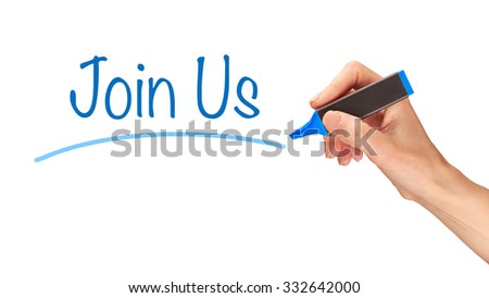 Join Us, Induction Training headlines concept.