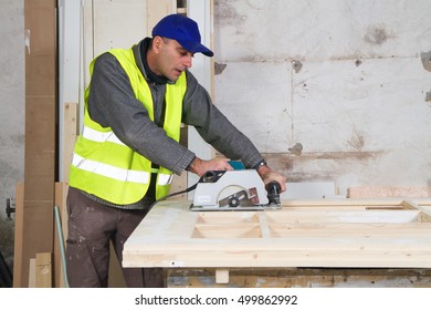 joiner working in his workshop