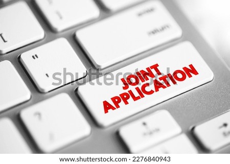 Joint Application - you can apply to up to six study programmes with one application form, text concept button on keyboard