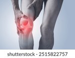 Joint pain, arthritis, cartilage problems, tendons and ligaments. Men who are experiencing knee pain and need a diagnosis of inflammation.