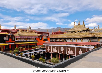 Jokhang Temple In Lhasa, Tibet