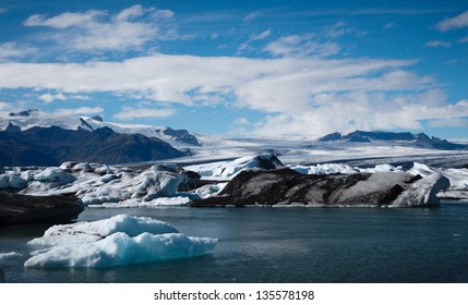 jokulsarlon glacier lagoon in Iceland - Shutterstock ID 135578198