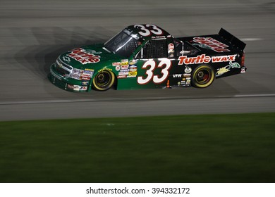 Joliet, IL USA - August 28, 2009: Chicagoland Speedway 225, NASCAR Camping World Truck Series. 33 Ron Hornaday, Jr. Turtle Wax Chevrolet