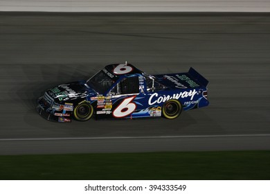 Joliet, IL USA - August 28, 2009: Chicagoland Speedway 225, NASCAR Camping World Truck Series. 6 Colin Braun Con-way Freight Ford