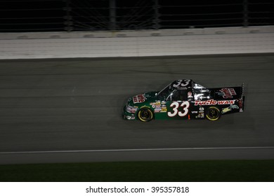 Joliet, IL USA - August 28, 2009: Chicagoland Speedway 225, NASCAR Camping World Truck Series. 33 Ron Hornaday, Jr. Turtle Wax Chevrolet