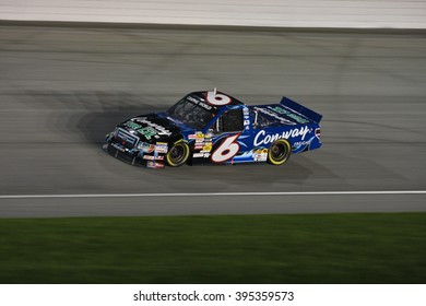 Joliet, IL USA - August 28, 2009: Chicagoland Speedway 225, NASCAR Camping World Truck Series. 6 Colin Braun Con-way Freight Ford