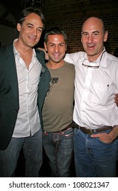 Jon Linstrom With Scott Harden And James Eckhouse  At The Party Celebrating The Opening Night Of The Play 