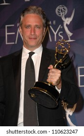 Jon Stewart In The Press Room At The 59th Annual Primetime Emmy Awards. The Shrine Auditorium, Los Angeles, CA. 09-16-07