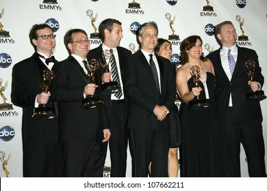 Jon Stewart In The Press Room At The 60th Annual Primetime Emmy Awards. Nokia Theater, Los Angeles, CA. 09-21-08