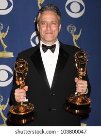 Jon Stewart In The Press Room At The 61st Annual Primetime Emmy Awards. Nokia Theatre, Los Angeles, CA. 09-20-09