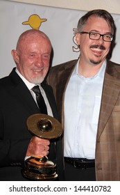 Jonathan Banks And Vince Gilligan At The 39th Annual Saturn Awards Press Room, The Castaway, Burbank, CA 06-26-13