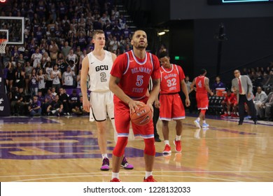 Jonathan Mitchell Guard For The Delaware State University Cardinals At GCU Arena In Phoenix, Arizona/USA November 10,2018.