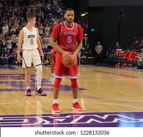 Jonathan Mitchell Guard For The Delaware State University Cardinals At GCU Arena In Phoenix, Arizona/USA November 10,2018.