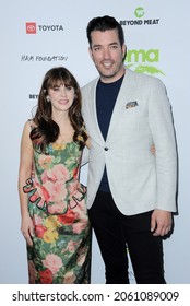 Jonathan Scott And Zooey Deschanel At The Environmental Media Association (EMA) Awards Gala Held At The GEARBOX LA In Los Angeles, USA On October 16, 2021.