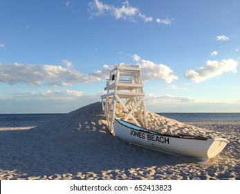 Jones Beach Life Boat and Life Guard Stand