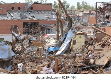 JOPLIN, MO - AUG 3: Although An EF-5 Tornado Destroyed Their High School On May 22, Joplin Has Secured Alternative Accommodations And School Will Open On Schedule. AUG 3, 2011, Joplin, Mo