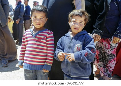 Jordan, Amman 14 / Jun / 2015     Syrian Refugee Children.