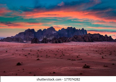 Jordan Desert Sunset