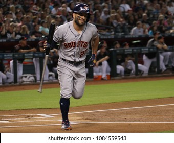 Jose Altuve Infielder For The Houston Astros At Chase Field In Phoenix,Arizona USA May 4,2018.
   -D-Backs