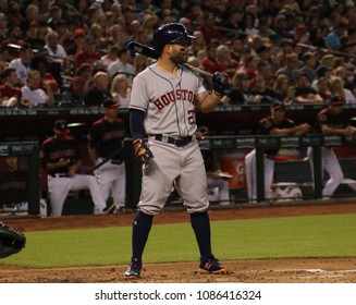 Jose Altuve  Infielder For The Houston Astros At Chase Field In Phoenix,AZ USA  May 5,2018.