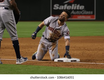 Jose Altuve Second Basemen For The Houston Astros At Chase Field In Phoenix,AZ USA May 6,2018. 