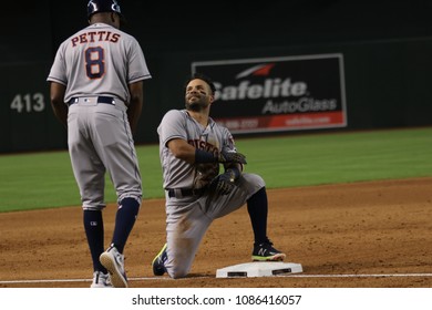 Jose Altuve Second Basemen For The Houston Astros At Chase Field In Phoenix,AZ USA May 6,2018. 