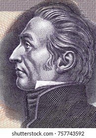 Jose Gervasio Artigas Portrait From Uruguayan Pesos 
