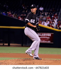 Jose Quintana Pitcher For The Chicago White Sox At Chase Field In Phoenix Arizona USA May 24 ,2017.