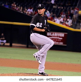 Jose Quintana Pitcher For The Chicago White Sox At Chase Field In Phoenix Arizona USA May 24 ,2017.