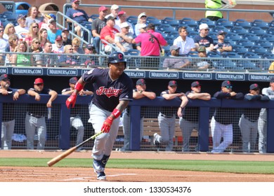 Jose Ramirez 3rd Basemen For The Cleveland Indians At Peoria Sports Complex March 4,2019.