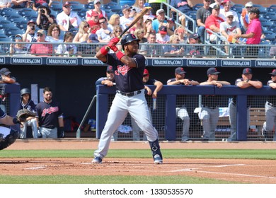 Jose Ramirez 3rd Basemen For The Cleveland Indians At Peoria Sports Complex March 4,2019.