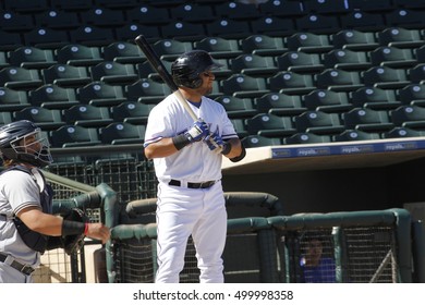 Jose Trevino Catcher For The Surprise Saguaros  At Surprise Stadium In Surprise AZ USA 10-17-2016.