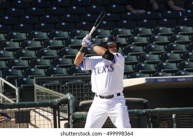 Jose Trevino Catcher For The Surprise Saguaros  At Surprise Stadium In Surprise AZ USA 10-17-2016.