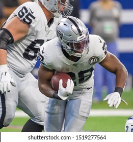 Josh Jacobs #28 - Indianapolis Colts Host Oakland Raiders On Sept. 29th 2019 At Lucas Oil Stadium In Indianapolis, IN. - USA