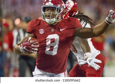 Josh Jacobs 8-Alabama Football Campingworld Kickoff September 1st, 2018 In Orlando Florida -USA Alabama Crimson Tide Vs. Louisville Cardinals 