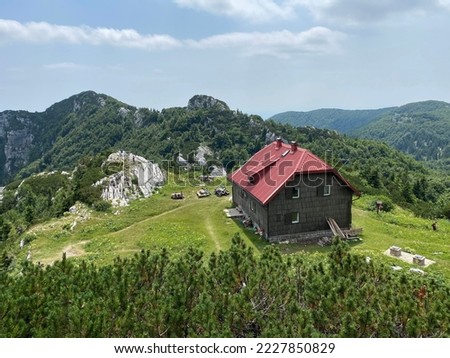 The Josip Schlosser Klekovski mountain hut in the Risnjak National Park - Croatia (Planinarski dom Josip Schlosser Klekovski ili Schlosserov dom u nacionalnom parku Risnjak, Crni Lug - Gorski kotar)