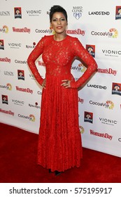 Journalist Tamron Hall Attends The 14th Annual Woman's Day Red Dress Awards At Jazz At Lincoln Center On February 7, 2017 In New York City.