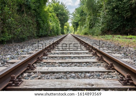 the journey is the destination -  rails with vanishing point