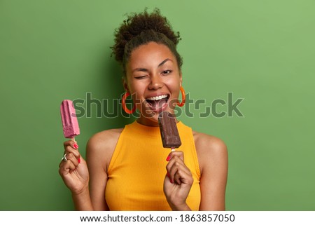 Similar – Image, Stock Photo Sweet to bite with Food