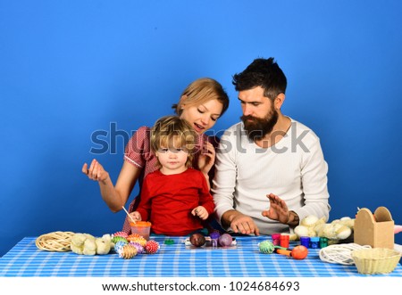 Joyful Family Celebration Concept Man Beard Stock Photo Edit Now