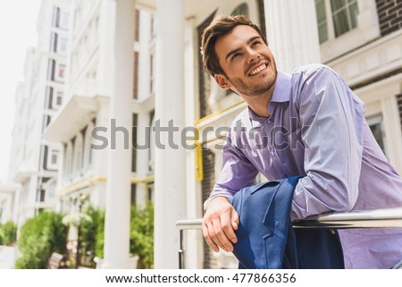 Similar – Image, Stock Photo balkonies Town