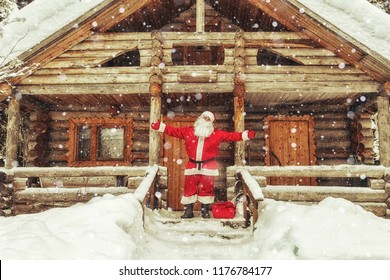 north pole santa house inside