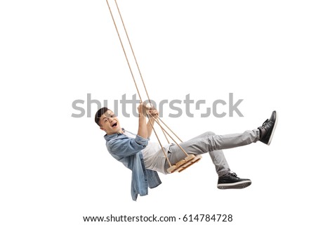 Similar – Hanging tired on the ropes