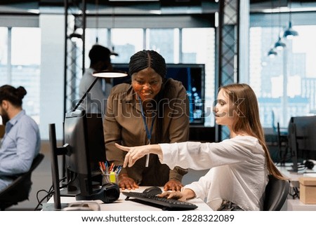 Joyous supervisor reviews a junior developer s code, praises the intern s work, and monitors API cloud services