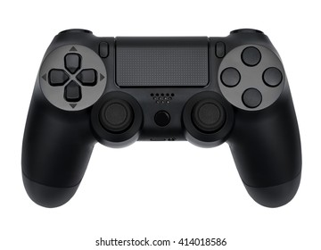 Joystick On White Background, Isolated Close-up