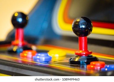 Joystick Vintage Arcade Videogame Coinop Stock Photo 1089499463 ...