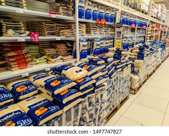 jpg, Lima, Lima, Peru september 5th 2019 Supermarket Plaza  Vea is one of the three biggest one in Peru - Shutterstock ID 1497747827