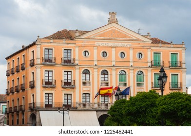 Juan Bravo Theater, A Very Important Building In Segovia, Spain